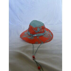 THE NORTH FACE Class V Size S/M Retro Orange / Tropical Blue Bucket Hat MSRP $45